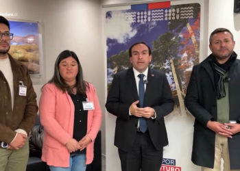 Diputado Donoso y autoridades exigen fiscalización urgente por grave contaminación en Camarico