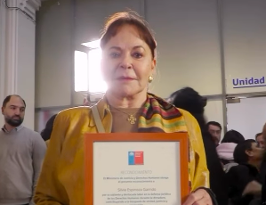 Abogada talquina Silvia Espinoza Garrido fue reconocida por su histórica defensa de los derechos humanos